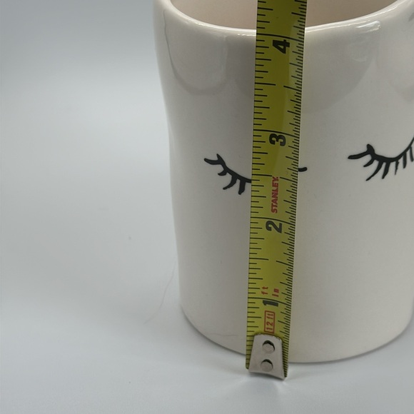 RAE DUNN EYELASH Tumbler Cup Makeup Brush Holder - Picture 5 of 6